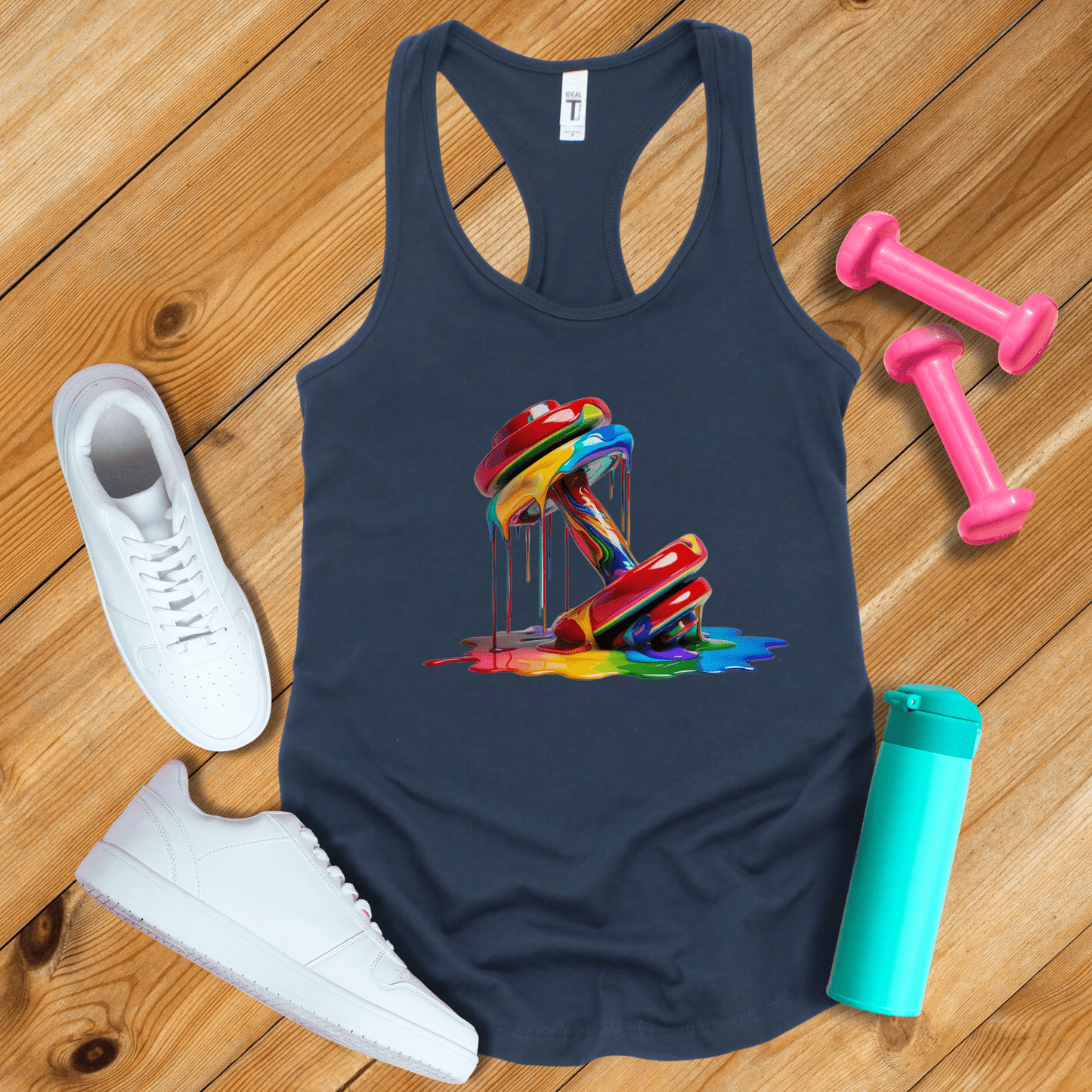 Tank Top Solid Midnight Navy / XS Melting Dumbbell Tank Top