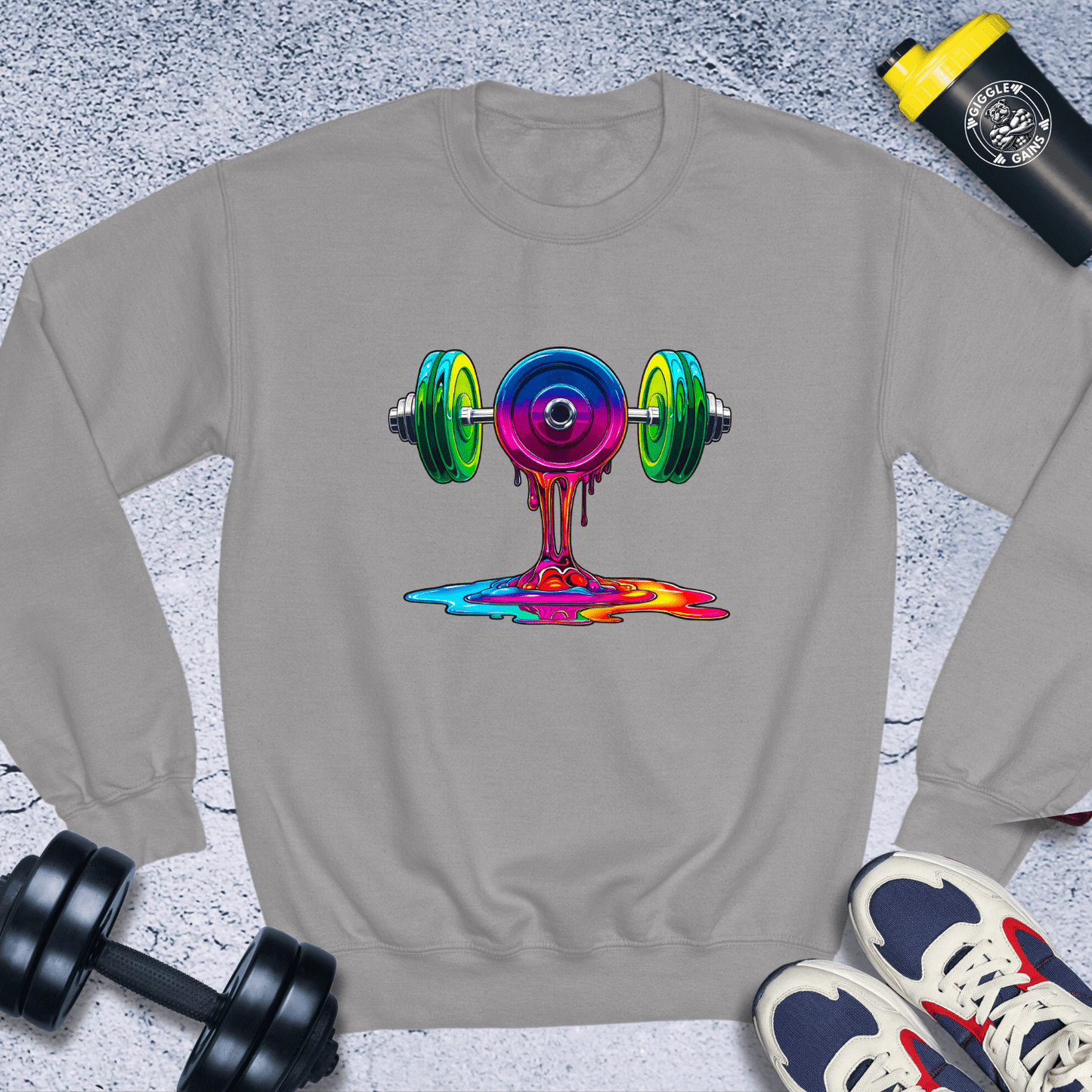 Sweatshirt Sport Grey / S Melting Gym Crewneck