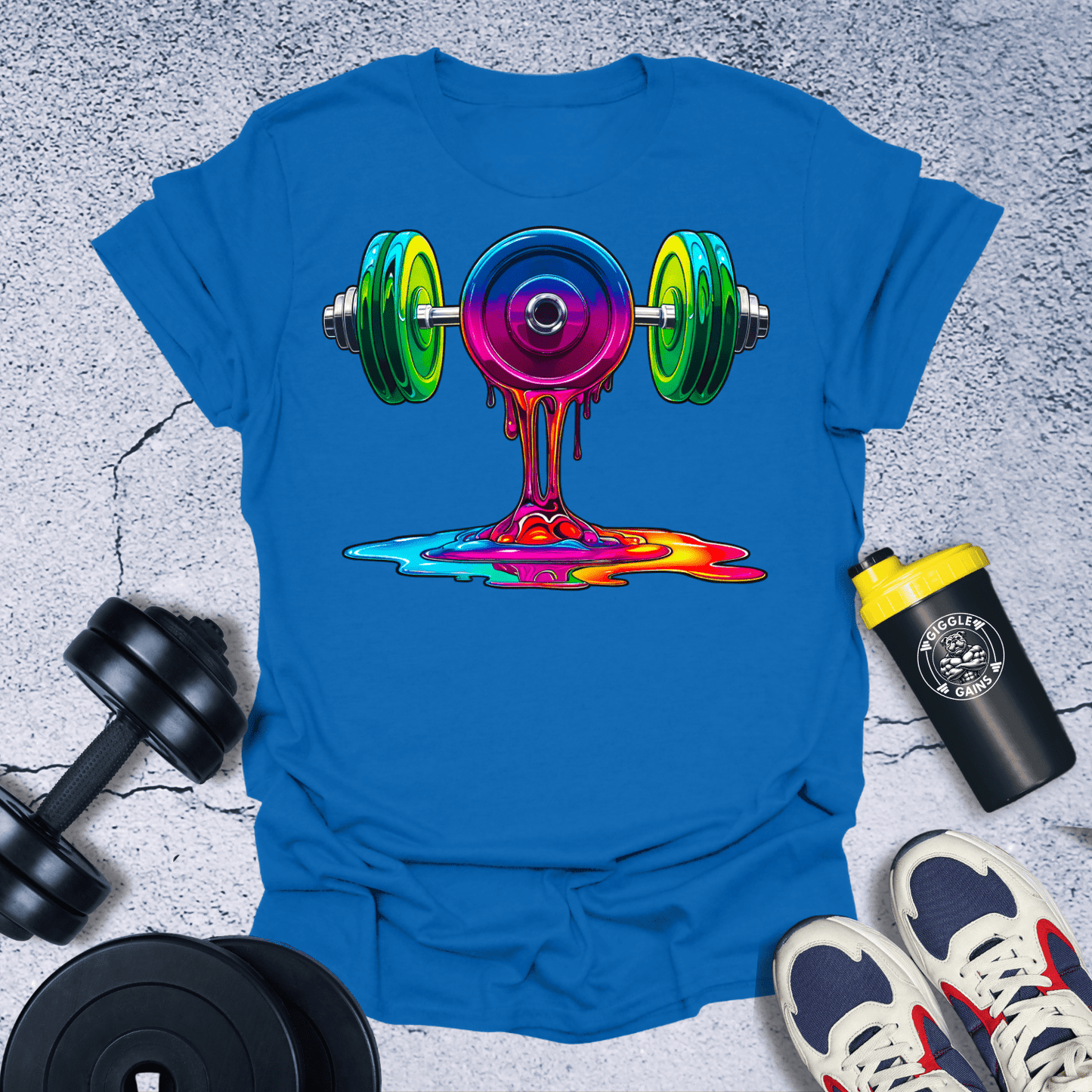 T-Shirt Royal / S Melting Gym T-Shirt