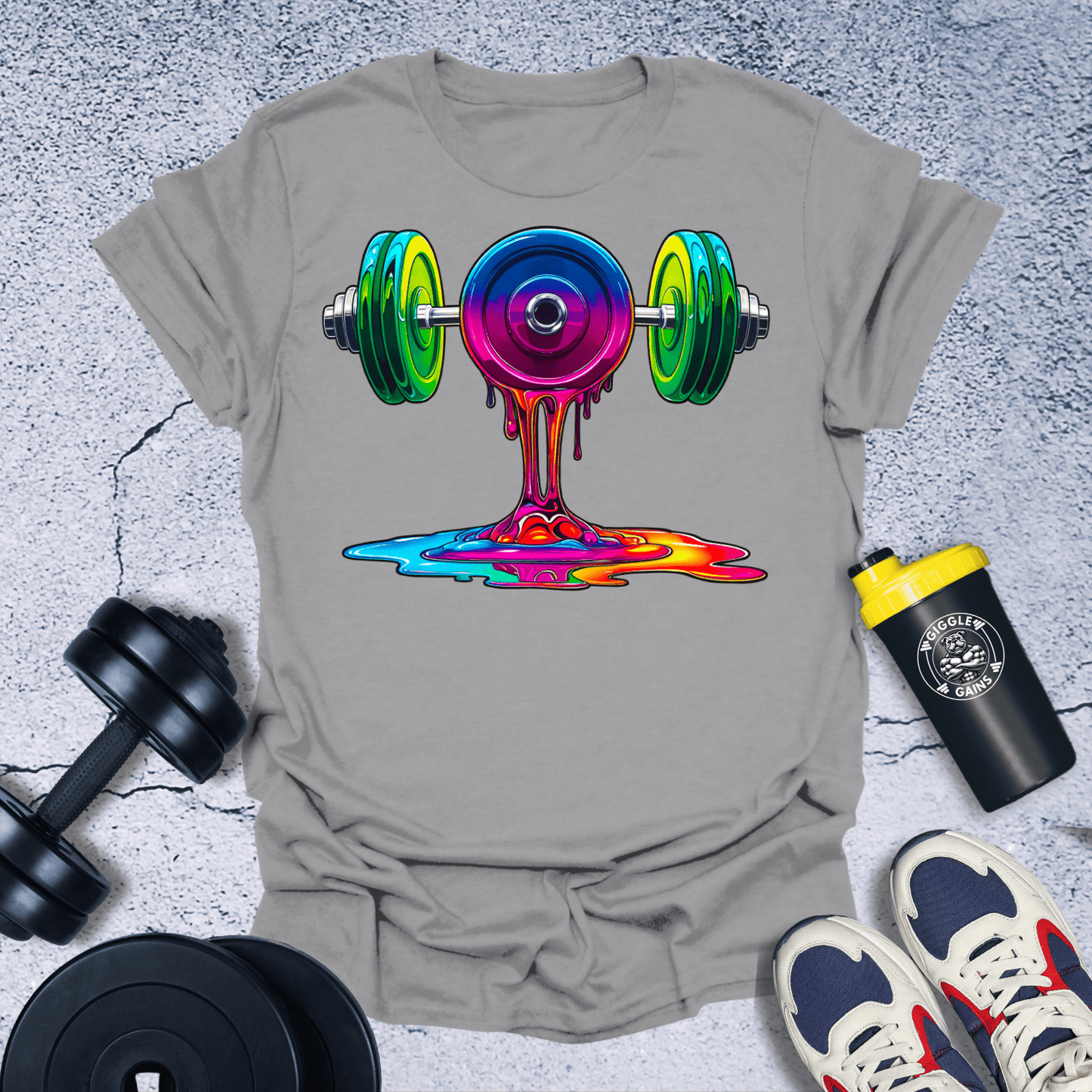 T-Shirt Sport Grey / S Melting Gym T-Shirt