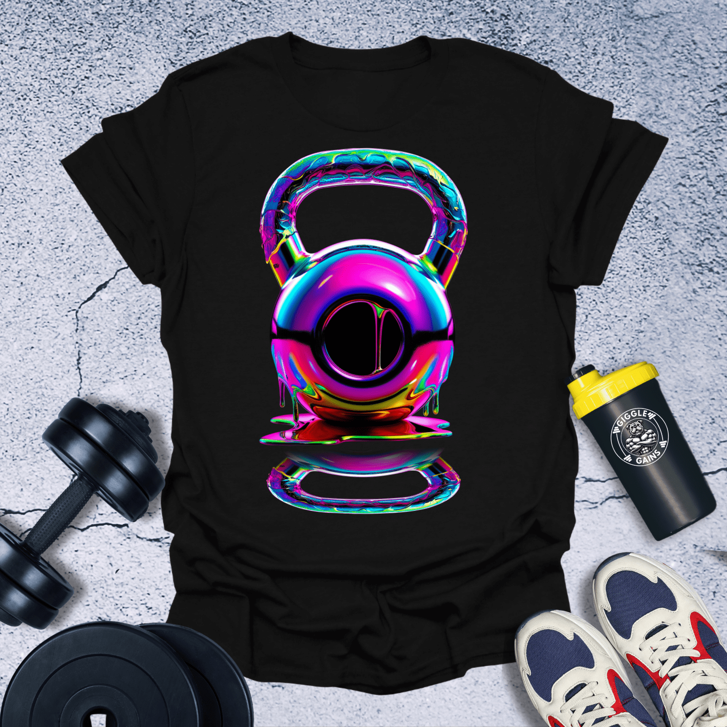 T-Shirt Black / S Melting Kettlebell T-Shirt