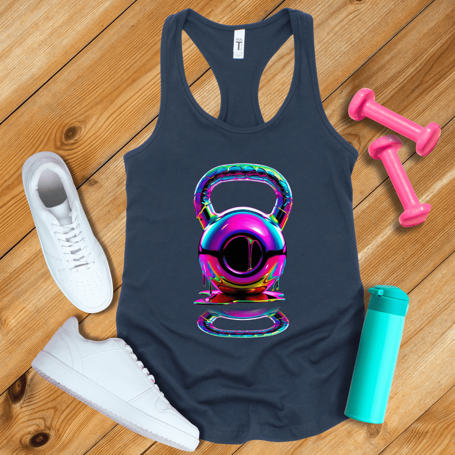 Tank Top Solid Midnight Navy / XS Melting Kettlebell Tank Top