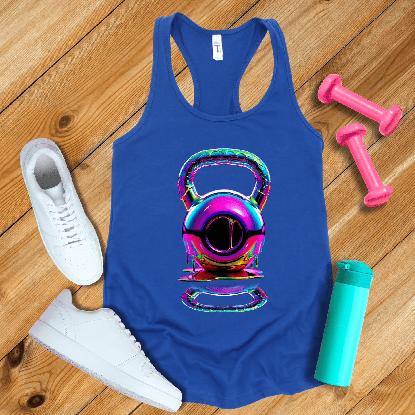 Tank Top Solid Royal / S Melting Kettlebell Tank Top