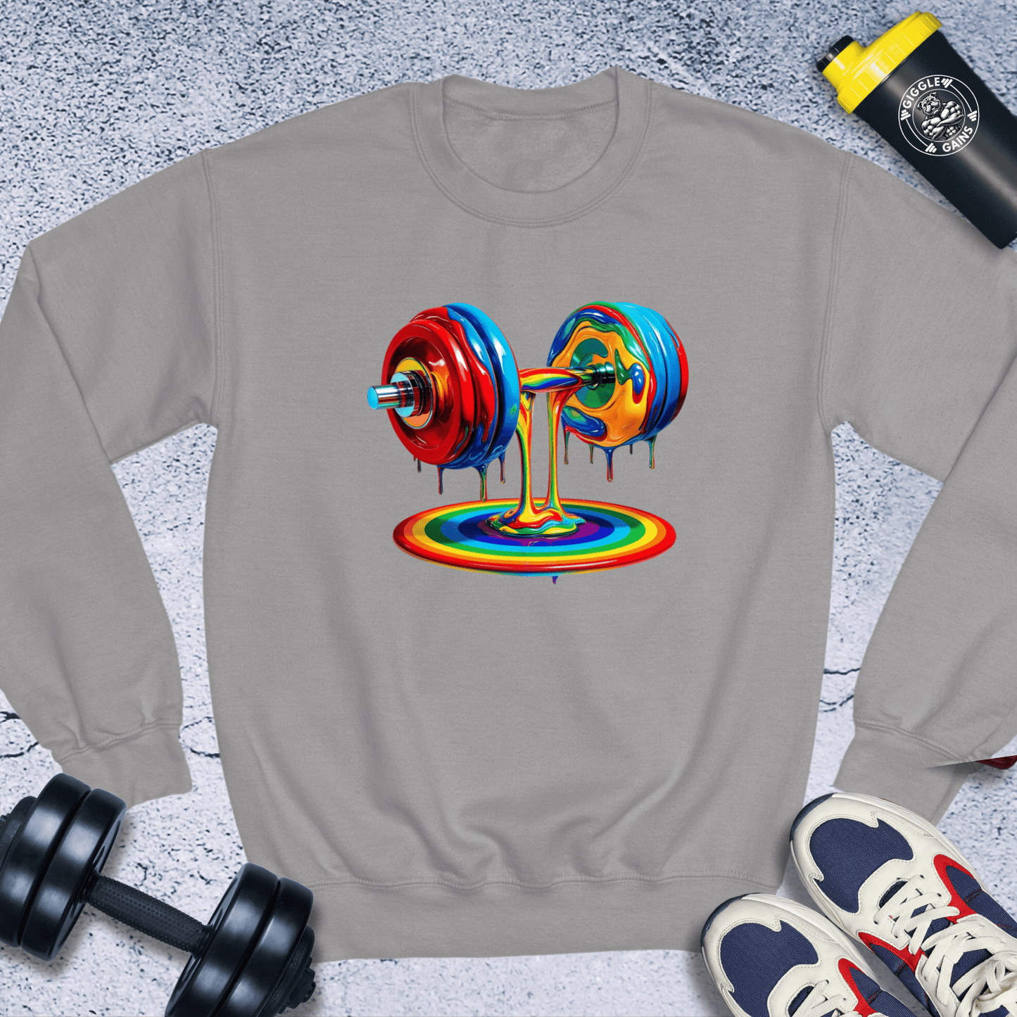 Sweatshirt Sport Grey / S Melting Strength Crewneck