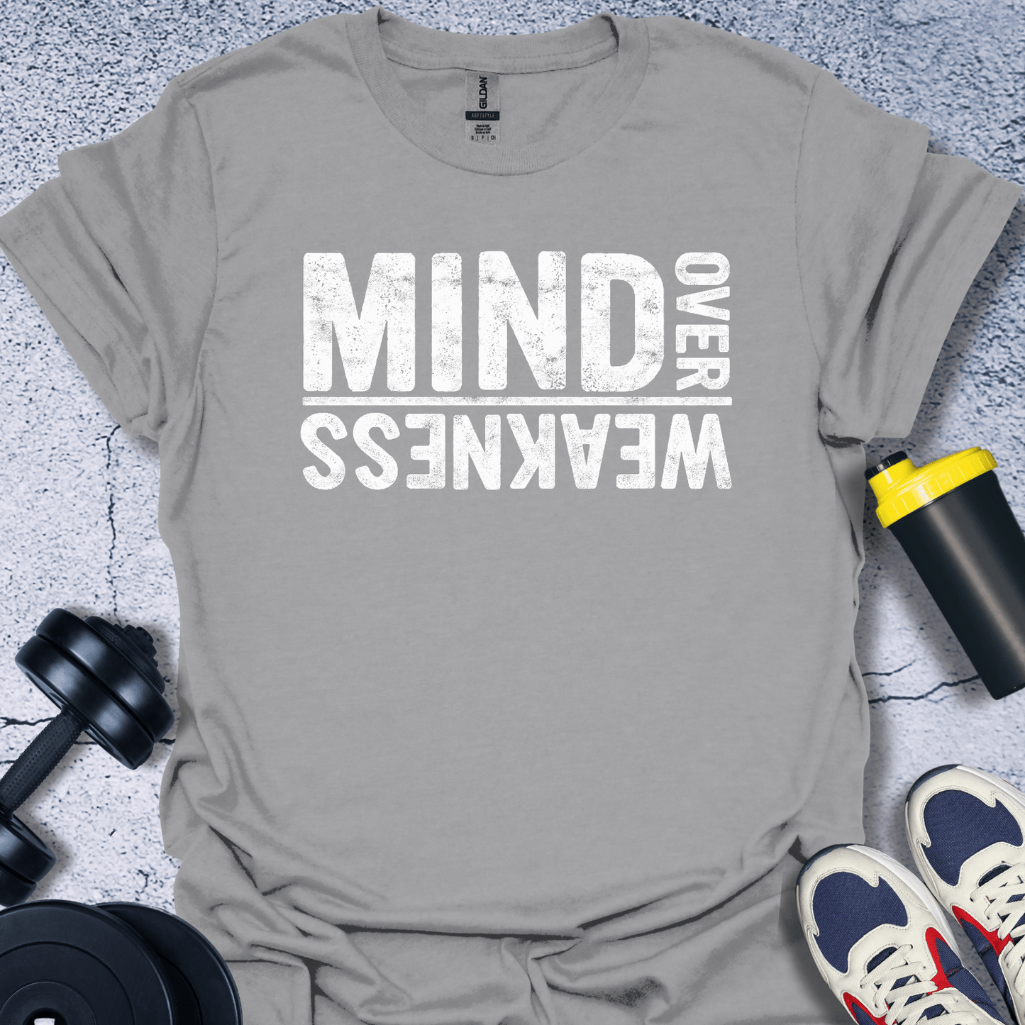 T-Shirt Sport Grey / S Mind Over Weakness T-Shirt