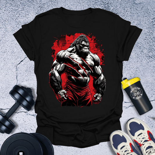 T-Shirt Black / S Muscle Gorilla T-Shirt