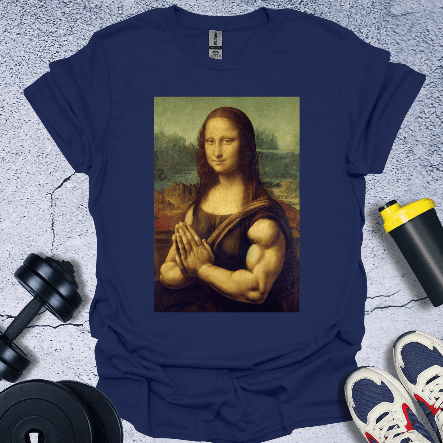 T-Shirt Navy / S Muscle Mona T-Shirt