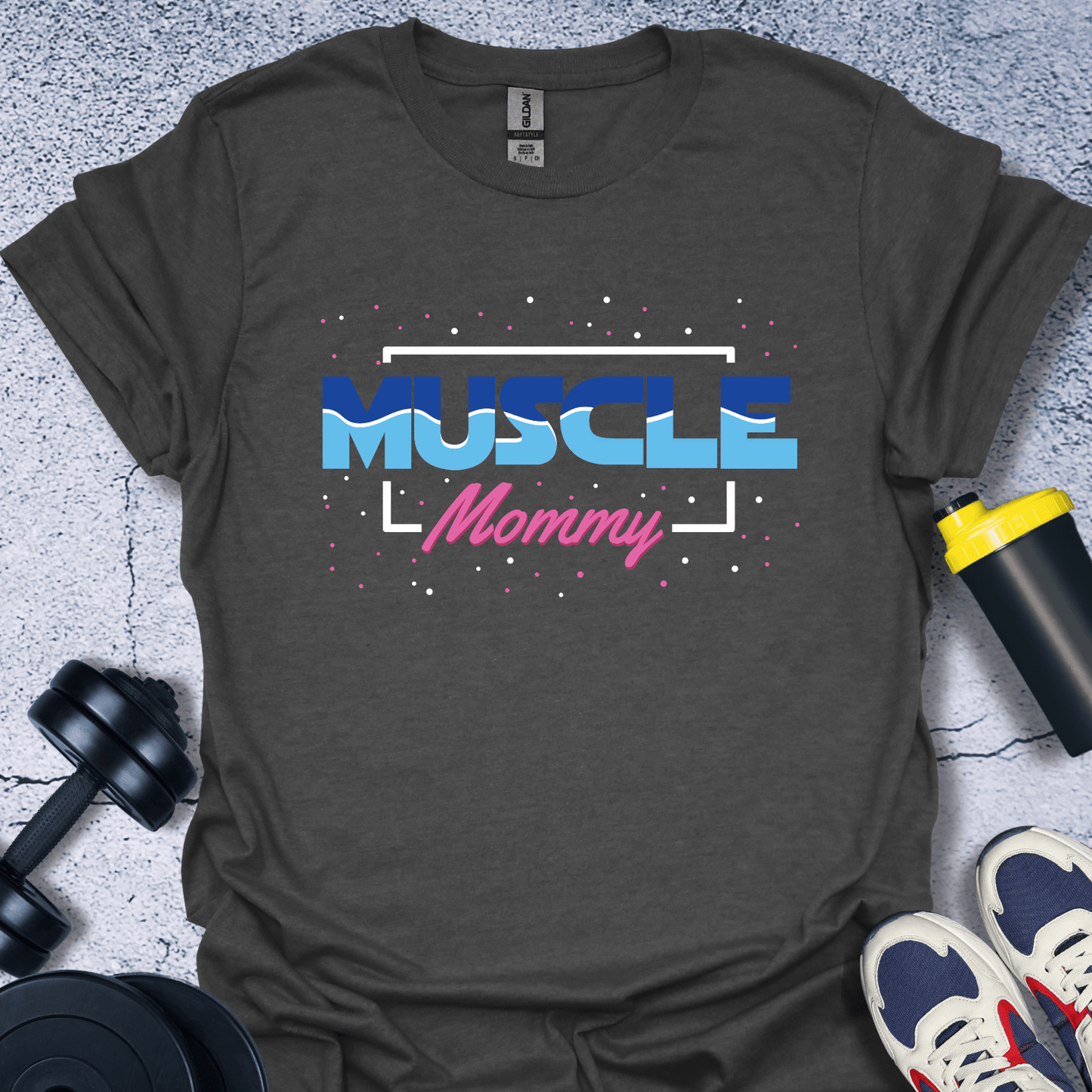 T-Shirt Dark Heather / S Muscle Mummy T-Shirt