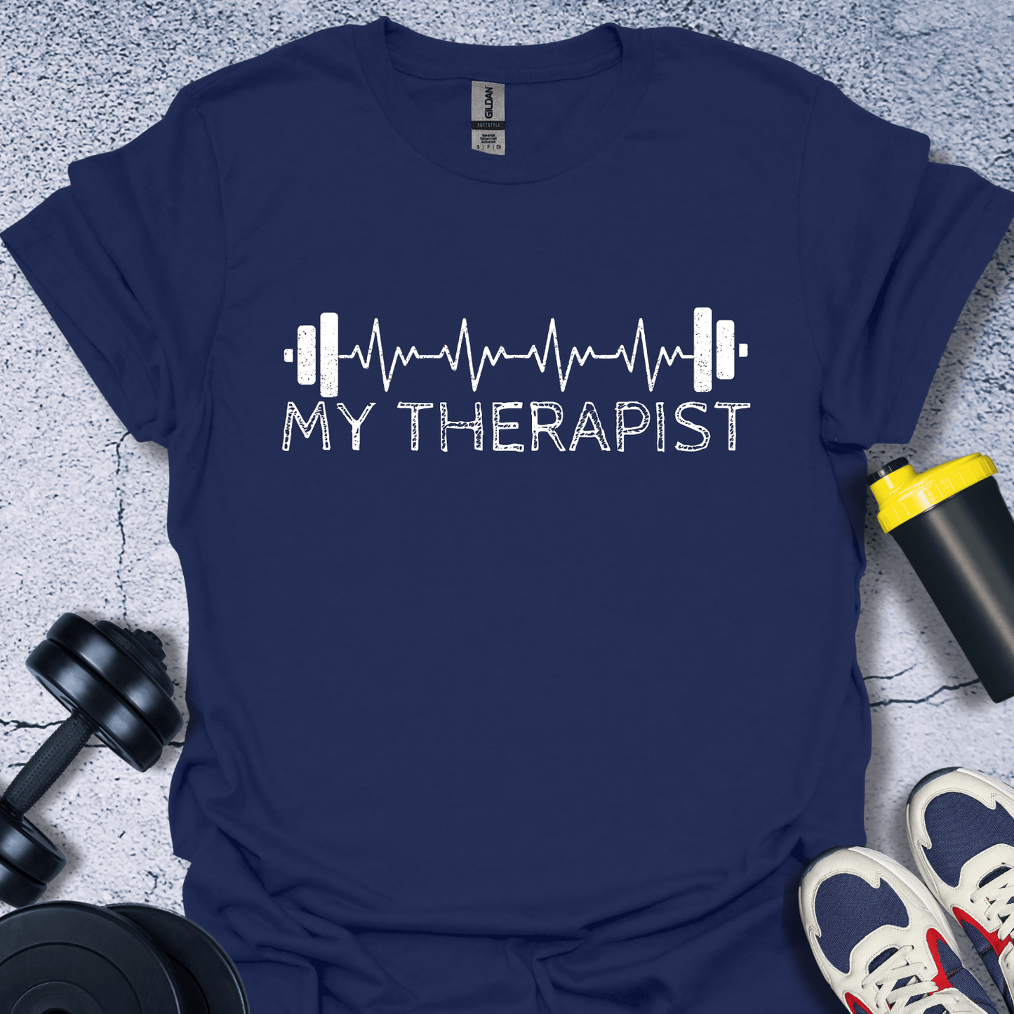 T-Shirt Navy / S My Therapist T-Shirt