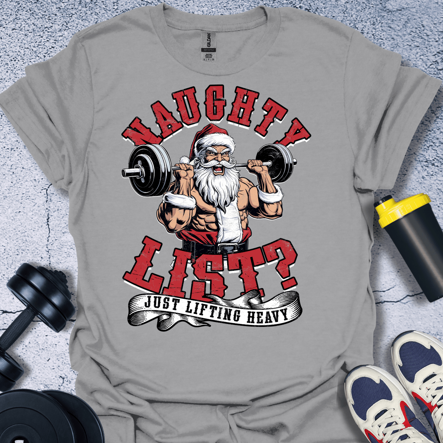 T-Shirt Sport Grey / S Naughty List T-Shirt