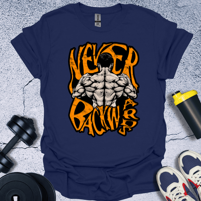 T-Shirt Navy / S Never Backwards T-Shirt