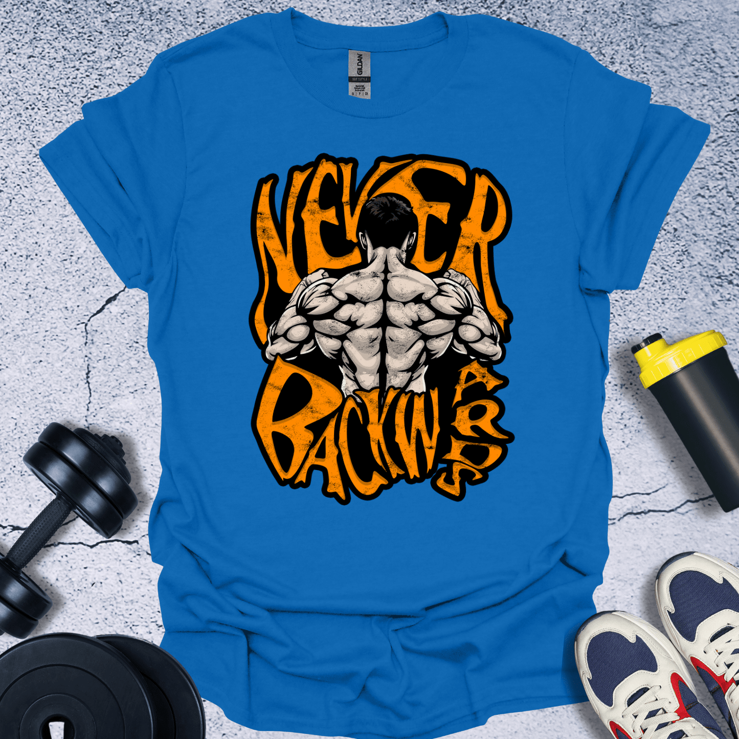 T-Shirt Royal / S Never Backwards T-Shirt