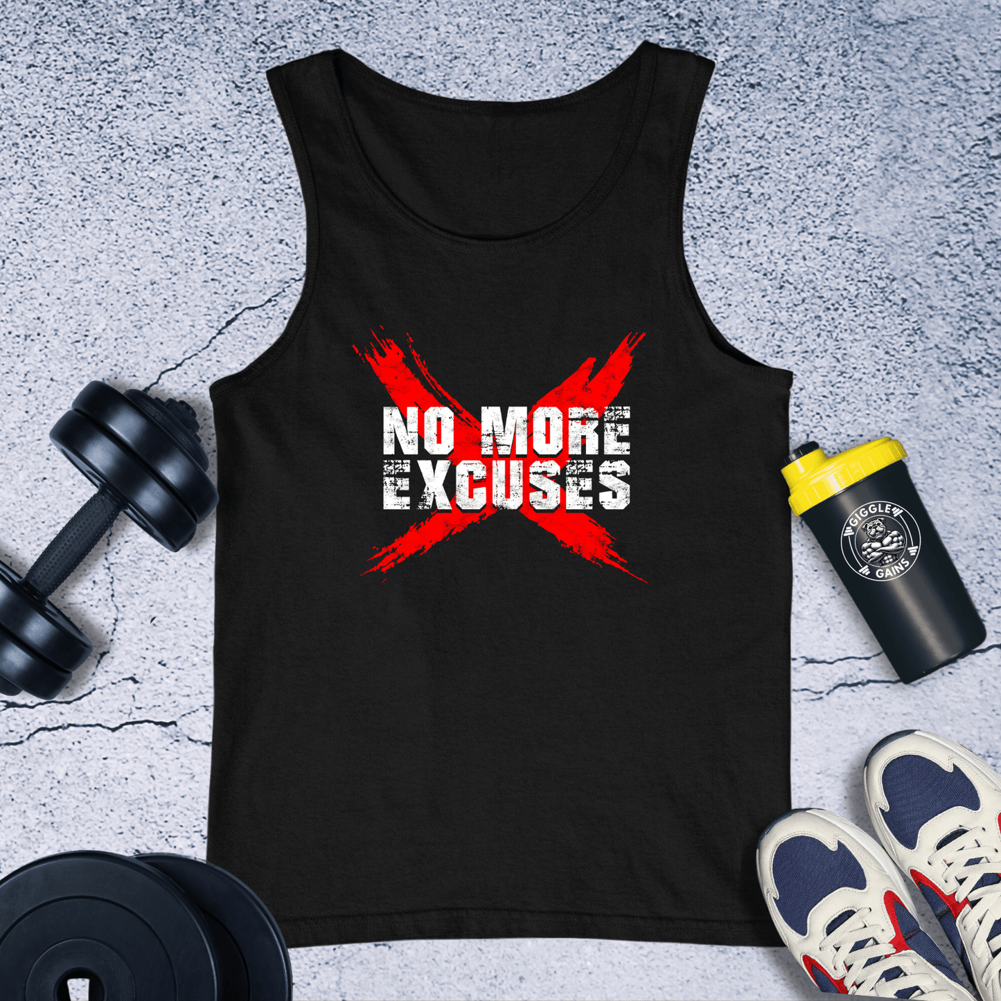 Tank Top Black / XS No More Excuses Tank Top