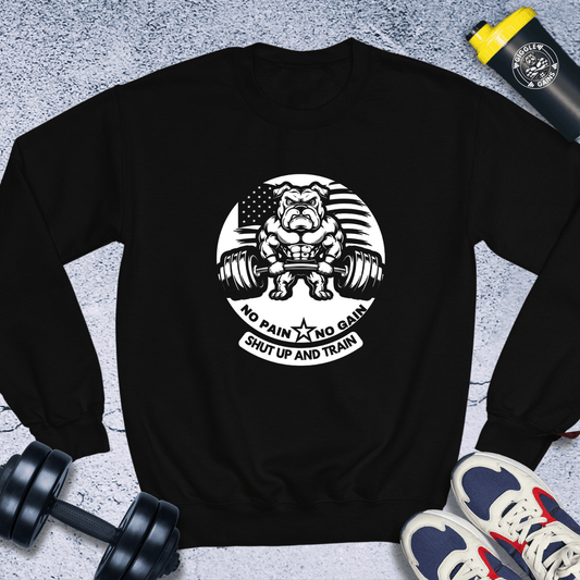 Sweatshirt Black / S No pain no gain Crewneck