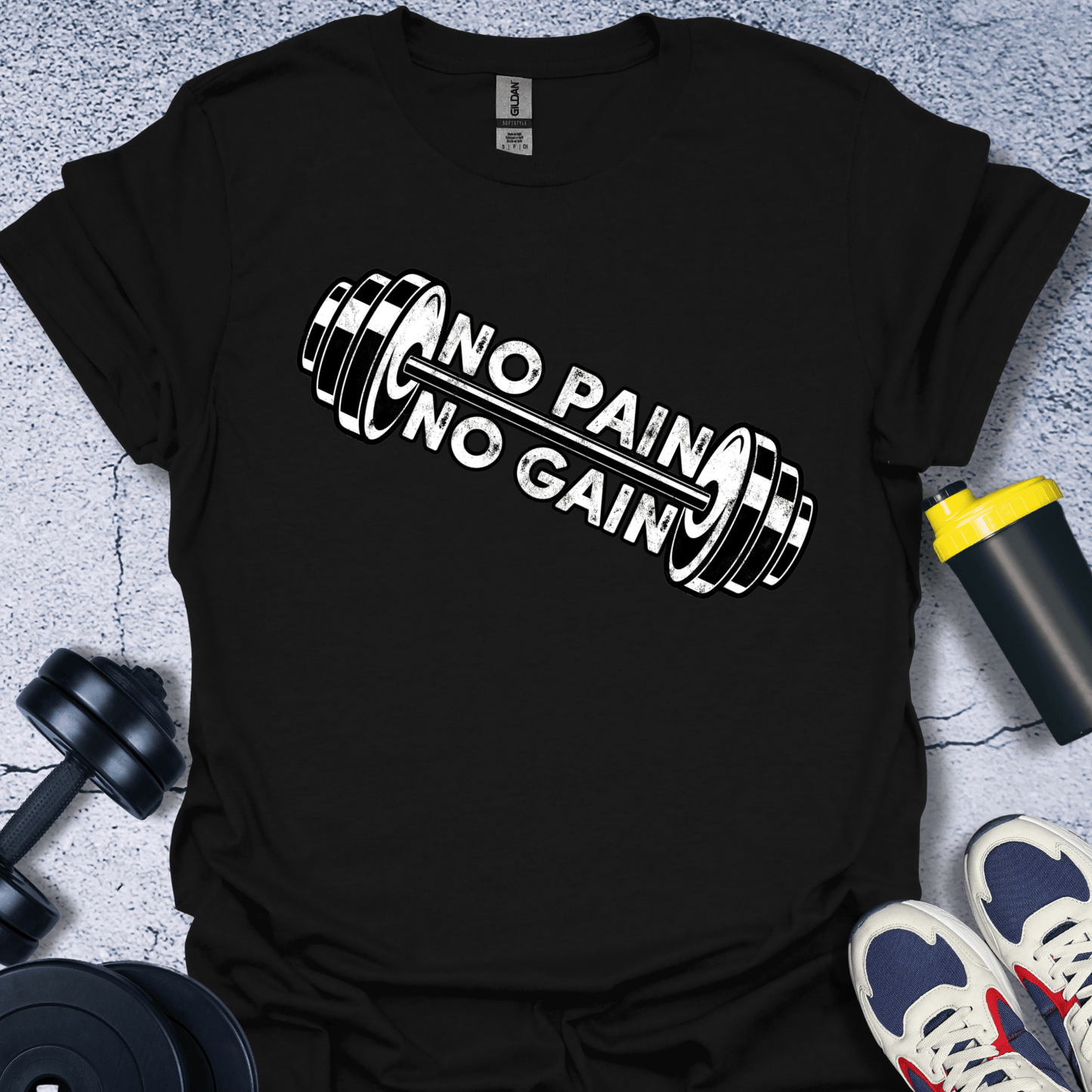 T-Shirt Black / S No Pain No Gain T-Shirt