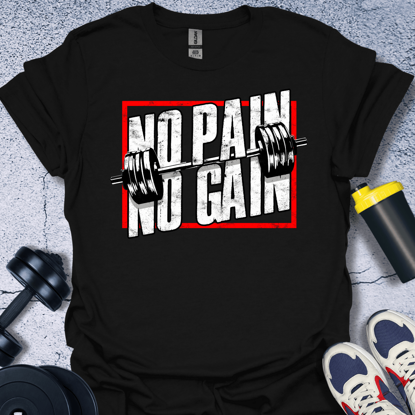 T-Shirt Black / S No Pain No Gain T-Shirt