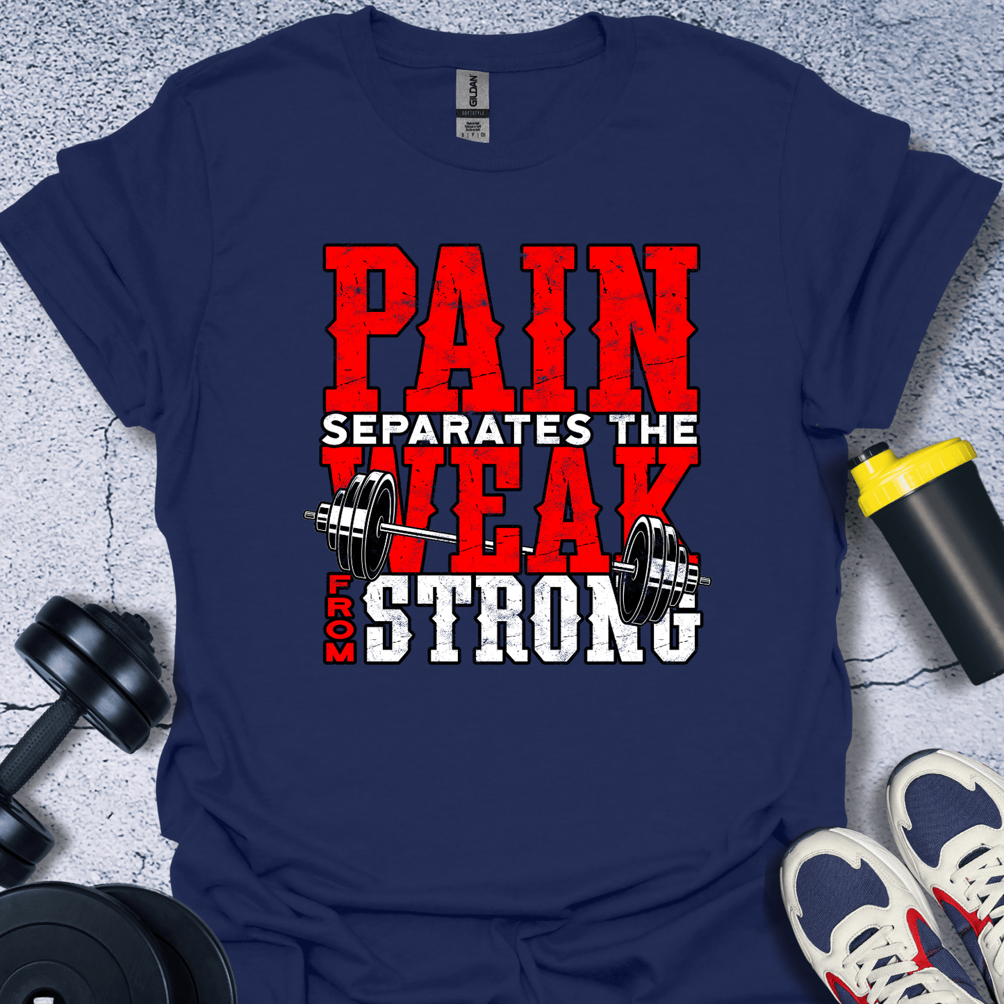 T-Shirt Navy / S Pain Separates The Weak T-Shirt