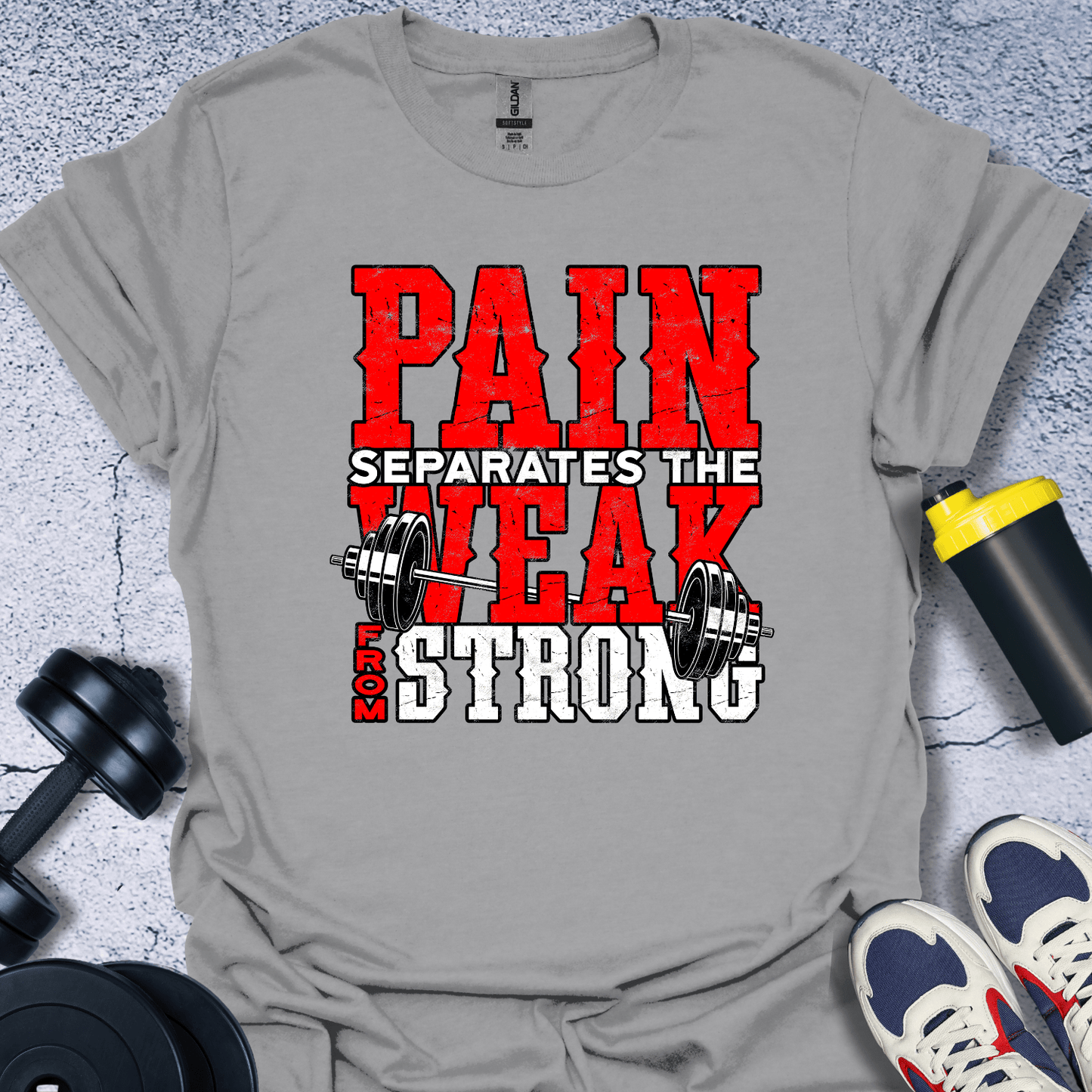 T-Shirt Sport Grey / S Pain Separates The Weak T-Shirt