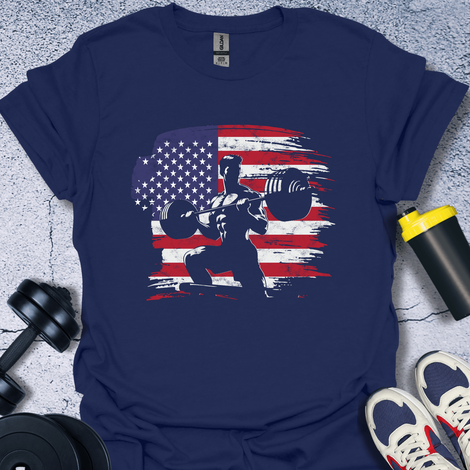 T-Shirt Navy / S Patriotic Power T-Shirt