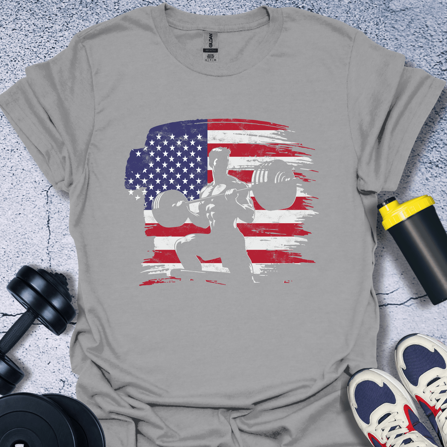 T-Shirt Sport Grey / S Patriotic Power T-Shirt