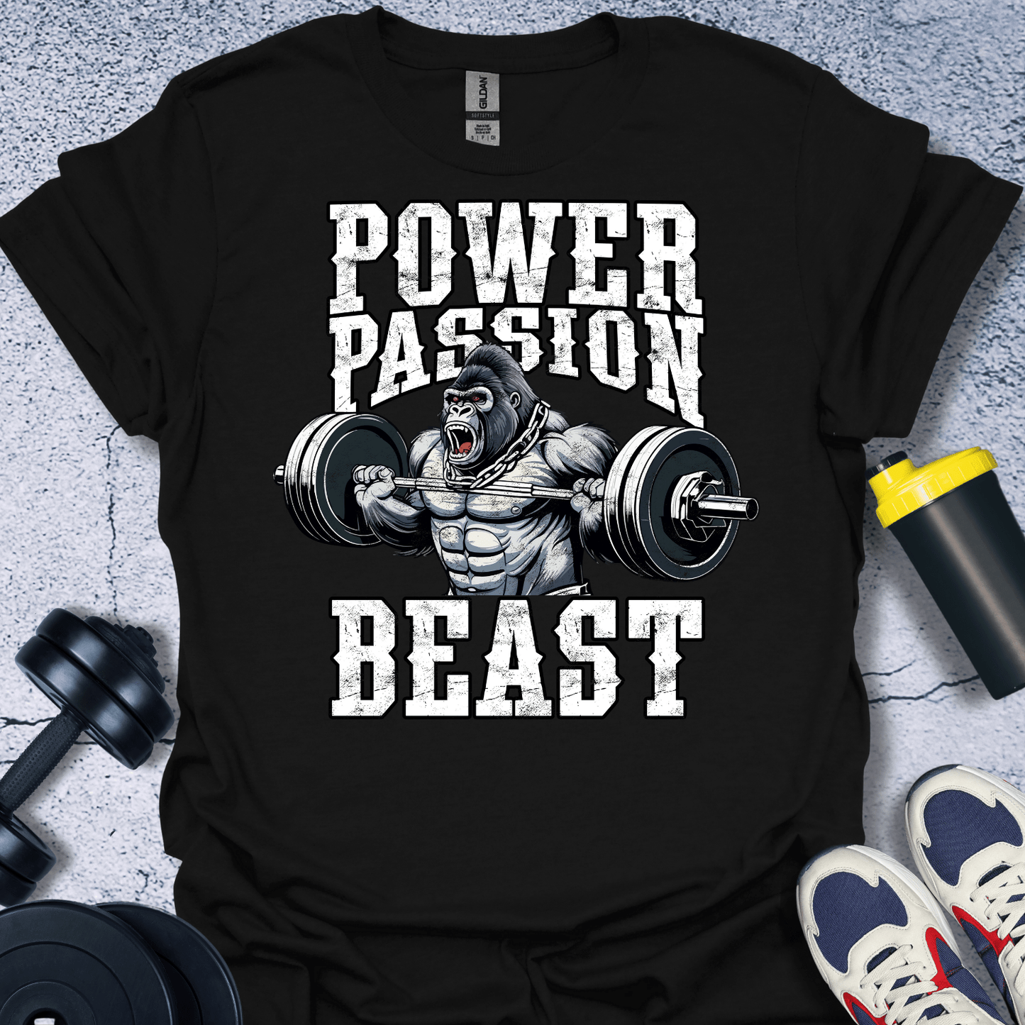 T-Shirt Black / S Power Passion Beast T-Shirt