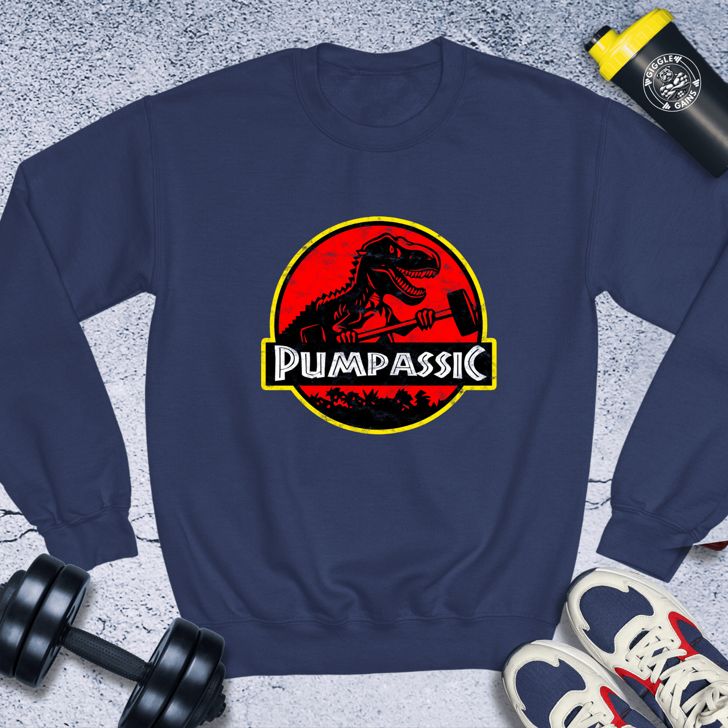 Sweatshirt Navy / S Pumpassic Crewneck