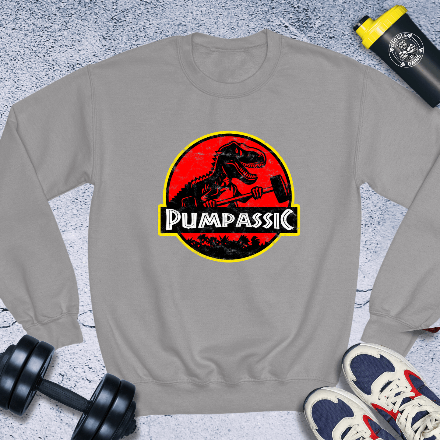 Sweatshirt Sport Grey / S Pumpassic Crewneck