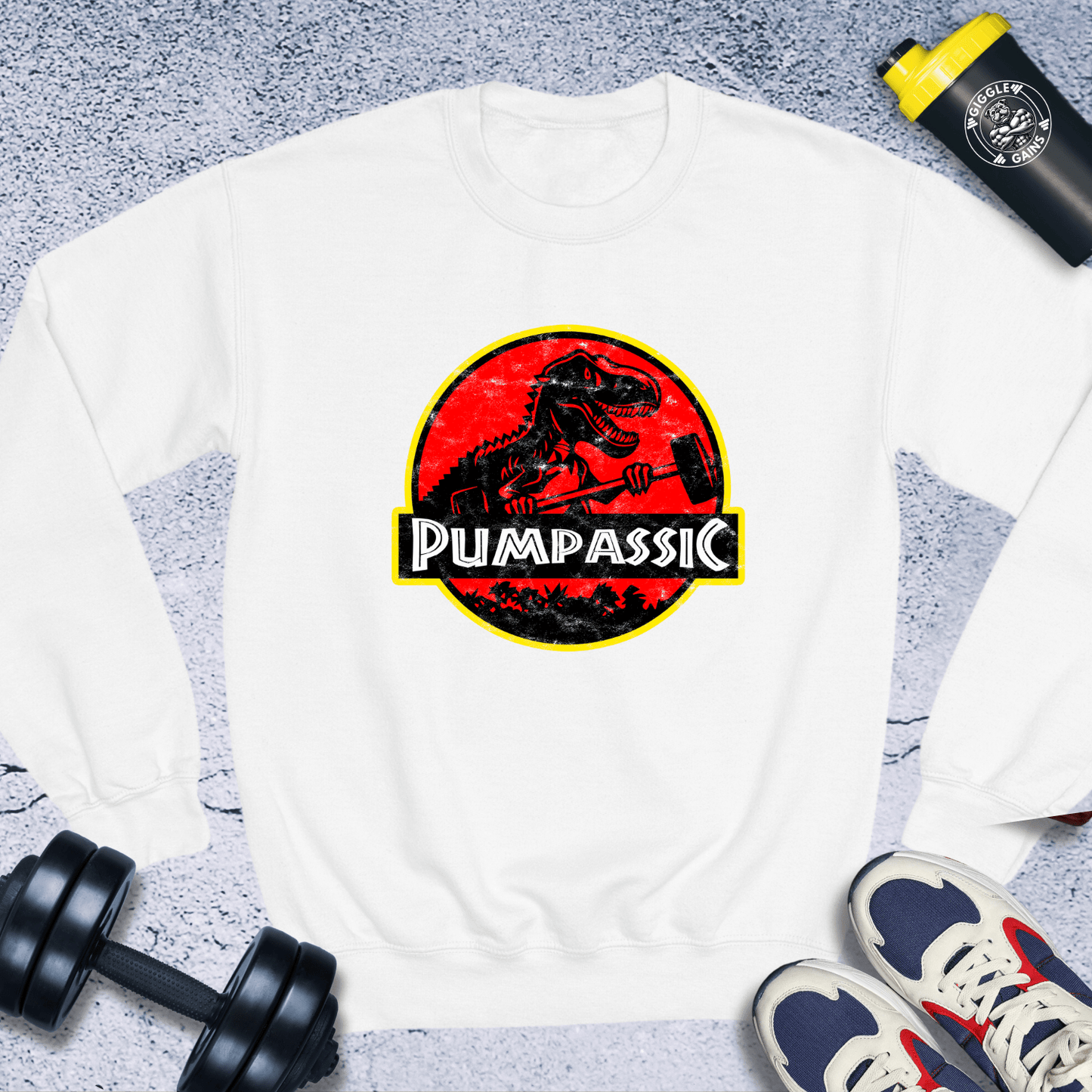 Sweatshirt White / S Pumpassic Crewneck