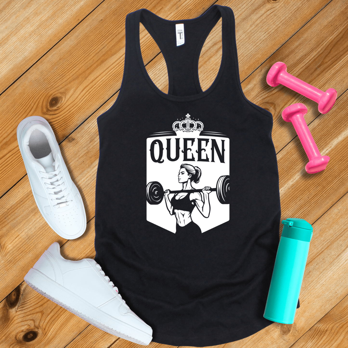 Tank Top Solid Black / XS Queen Tank Top