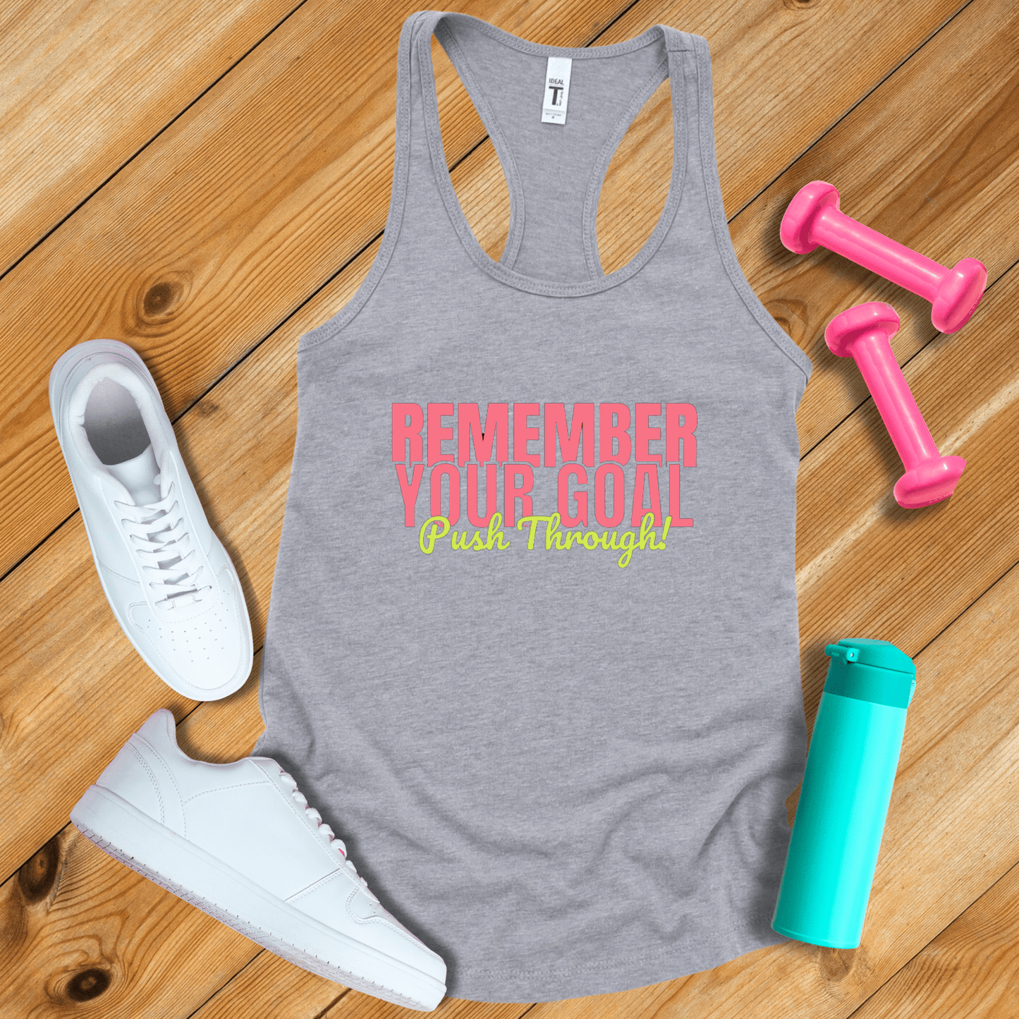 Tank Top Heather Grey / S Remember Your Goal Tank Top