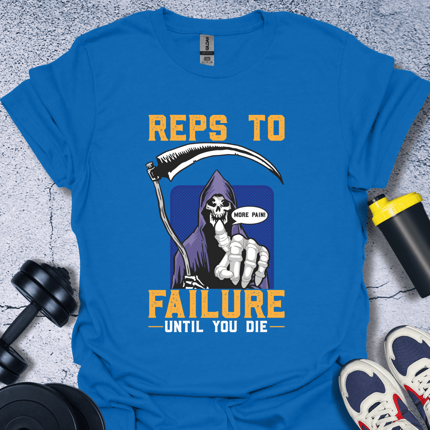 T-Shirt Royal / S Reps To Failure T-Shirt