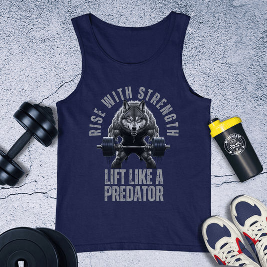 Tank Top Navy / XS Rise With Strength Tank Top