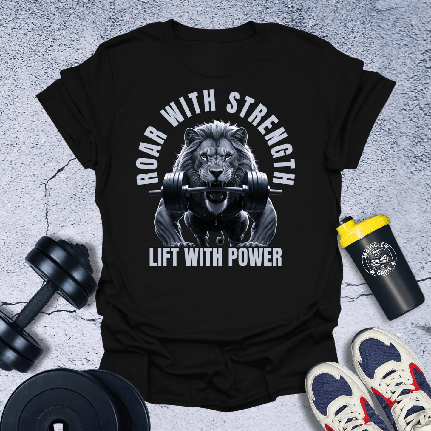 T-Shirt Black / S Roar With Strength T-Shirt