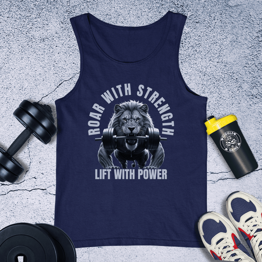 Tank Top Navy / XS Roar With Strength Tank Top