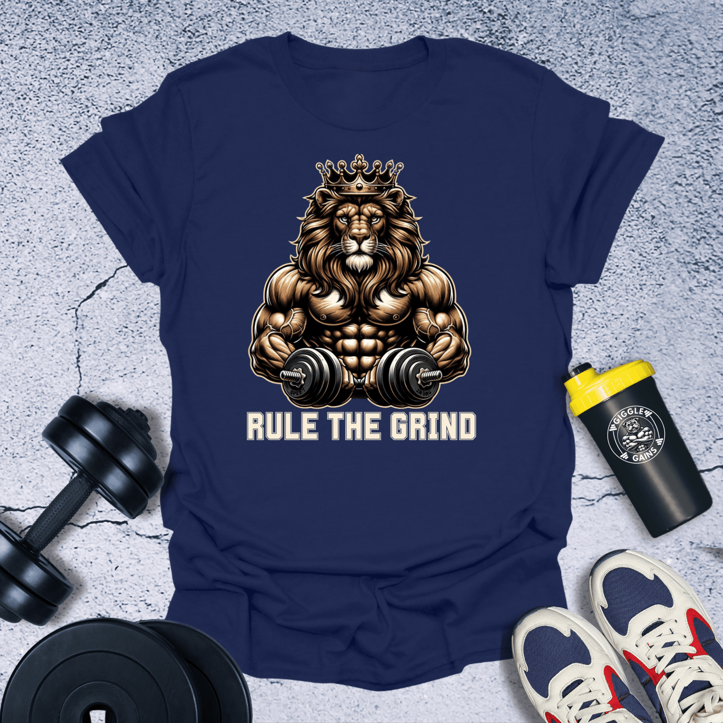 T-Shirt Navy / S Rule The Grind T-Shirt