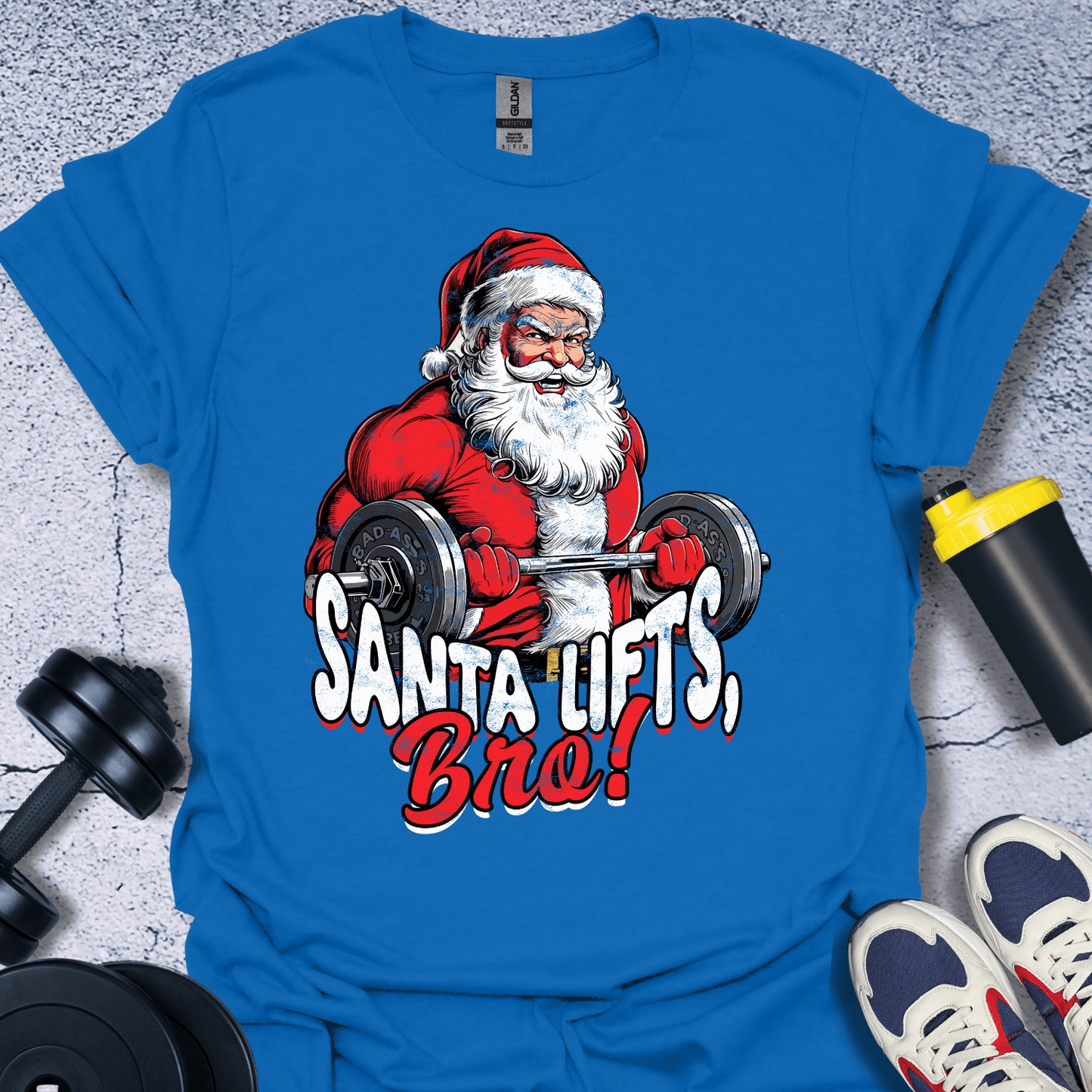 T-Shirt Royal / S Santa Lifts T-Shirt