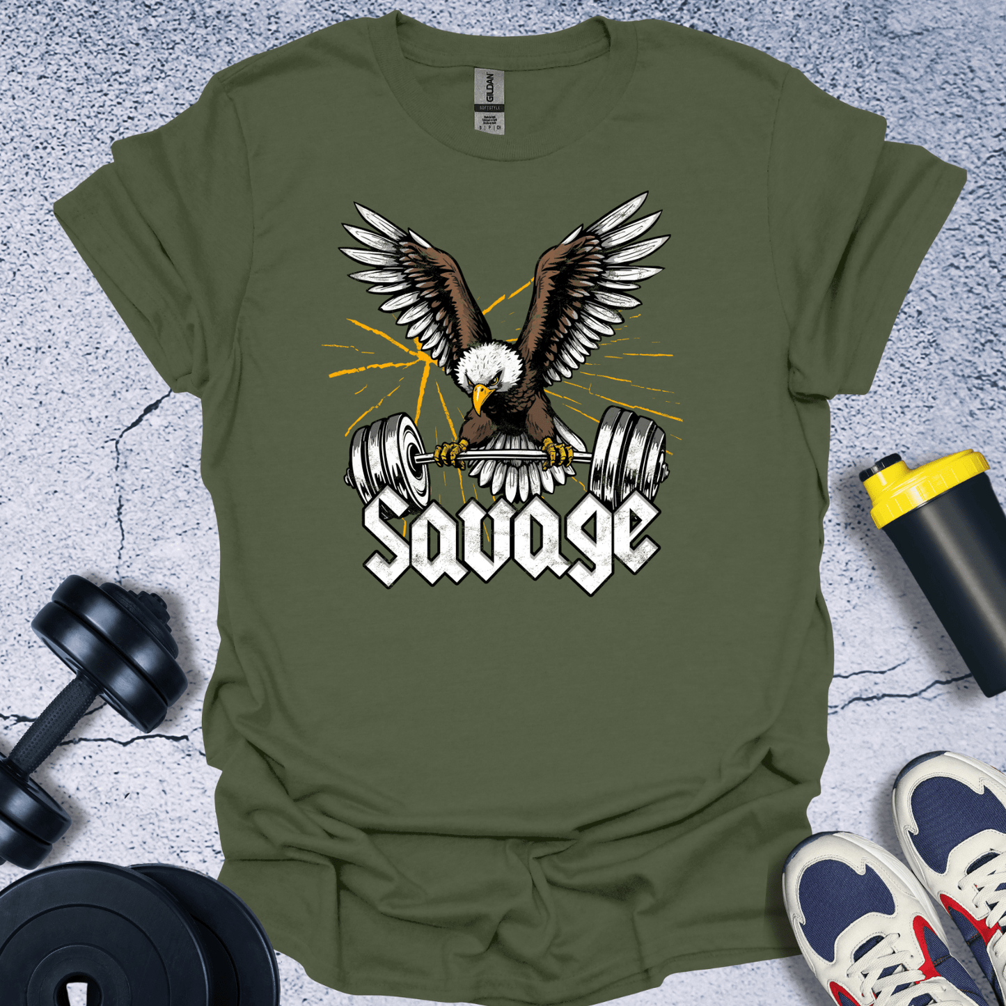 T-Shirt Military Green / S Savage T-Shirt