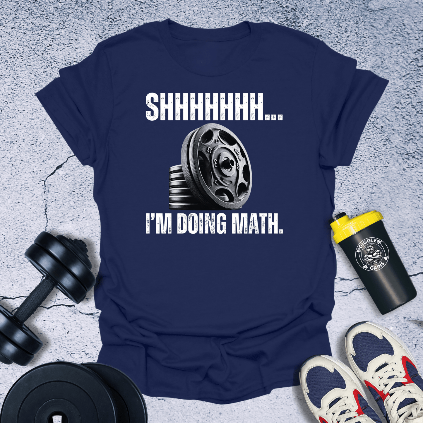 T-Shirt Navy / S Shhhh I'm Doing Math T-Shirt