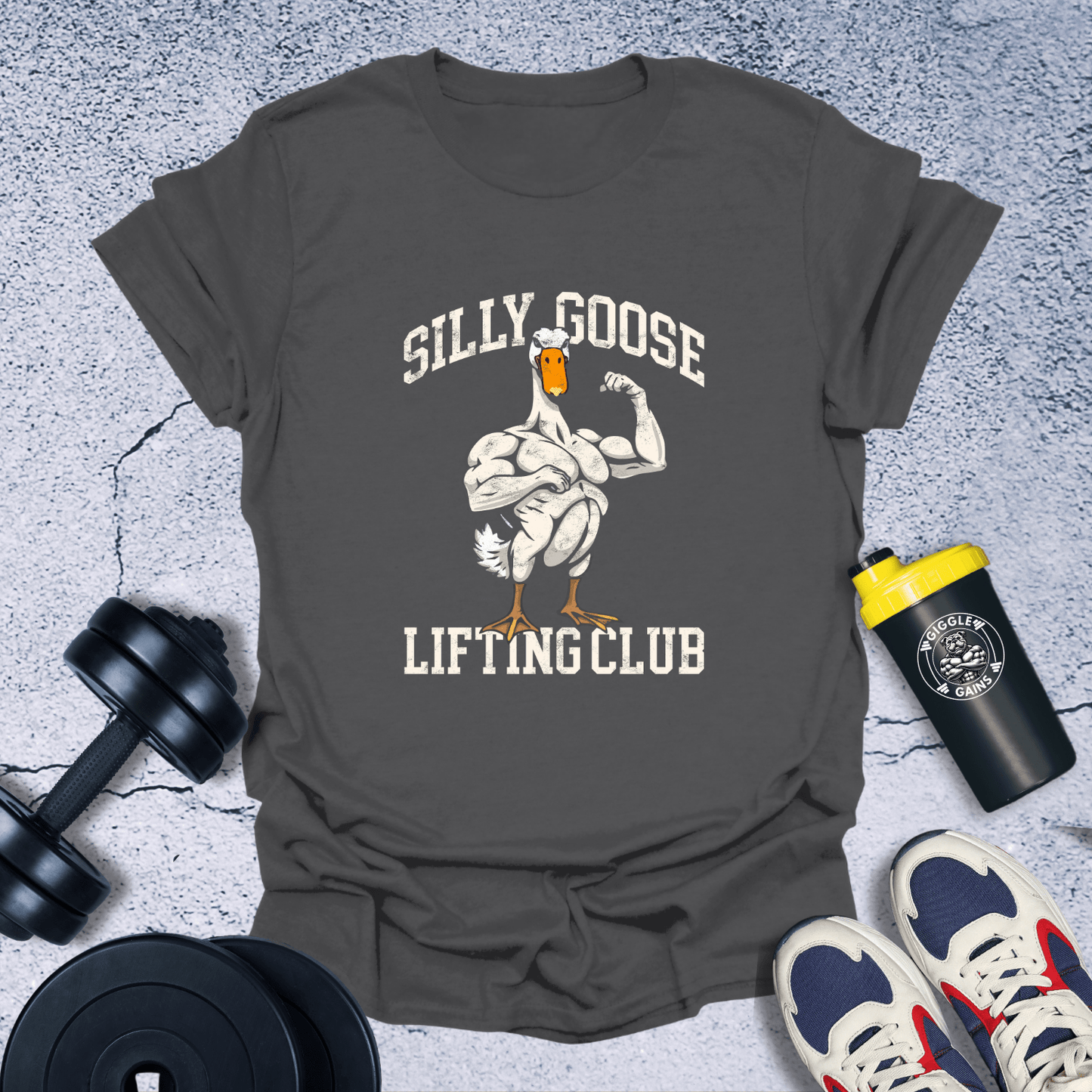 T-Shirt Charcoal / S Silly Goose Lifting Club T-Shirt