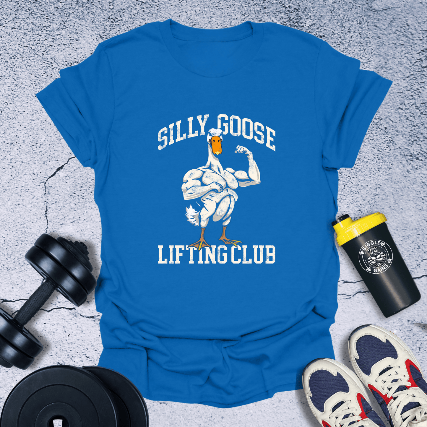 T-Shirt Royal / S Silly Goose Lifting Club T-Shirt