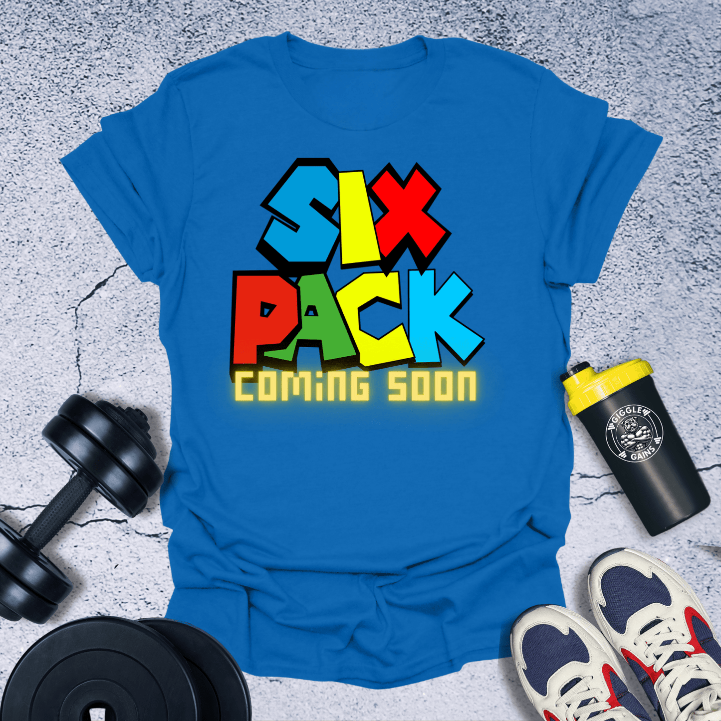 T-Shirt Heather Royal / S Six Pack Coming Soon T-Shirt