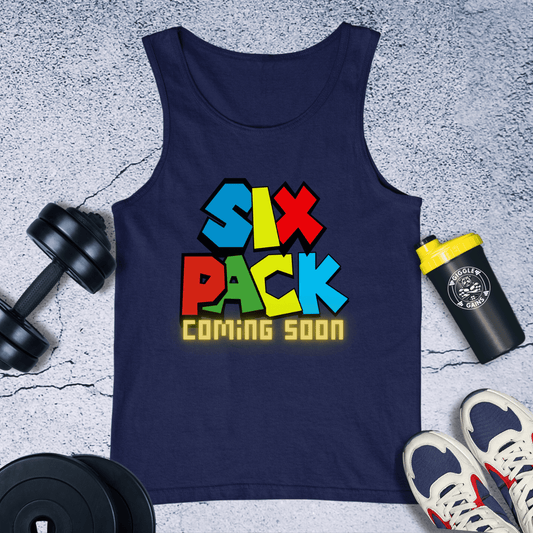 Tank Top Navy / XS Six Pack Coming Soon Tank Top