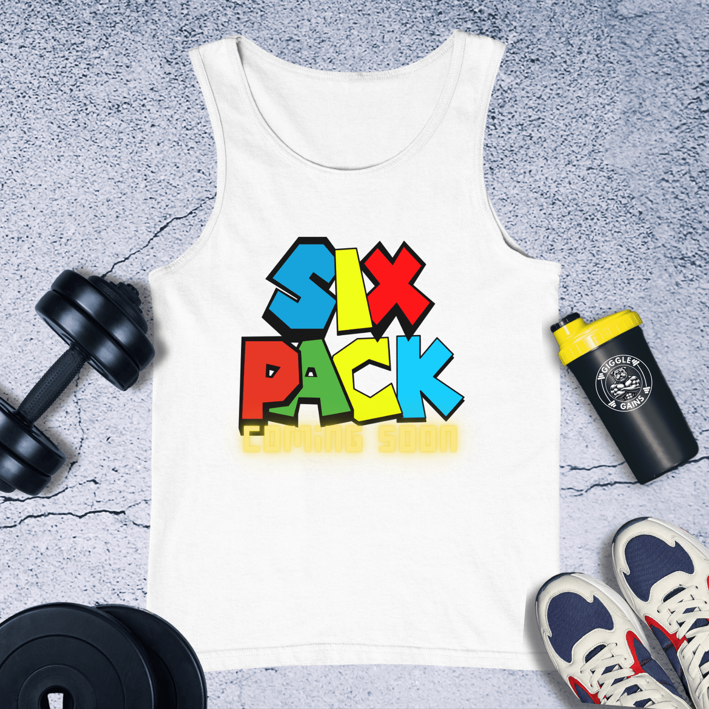 Tank Top White / XS Six Pack Coming Soon Tank Top