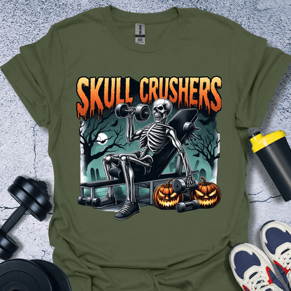 T-Shirt Military Green / S Skull Crushers T-Shirt