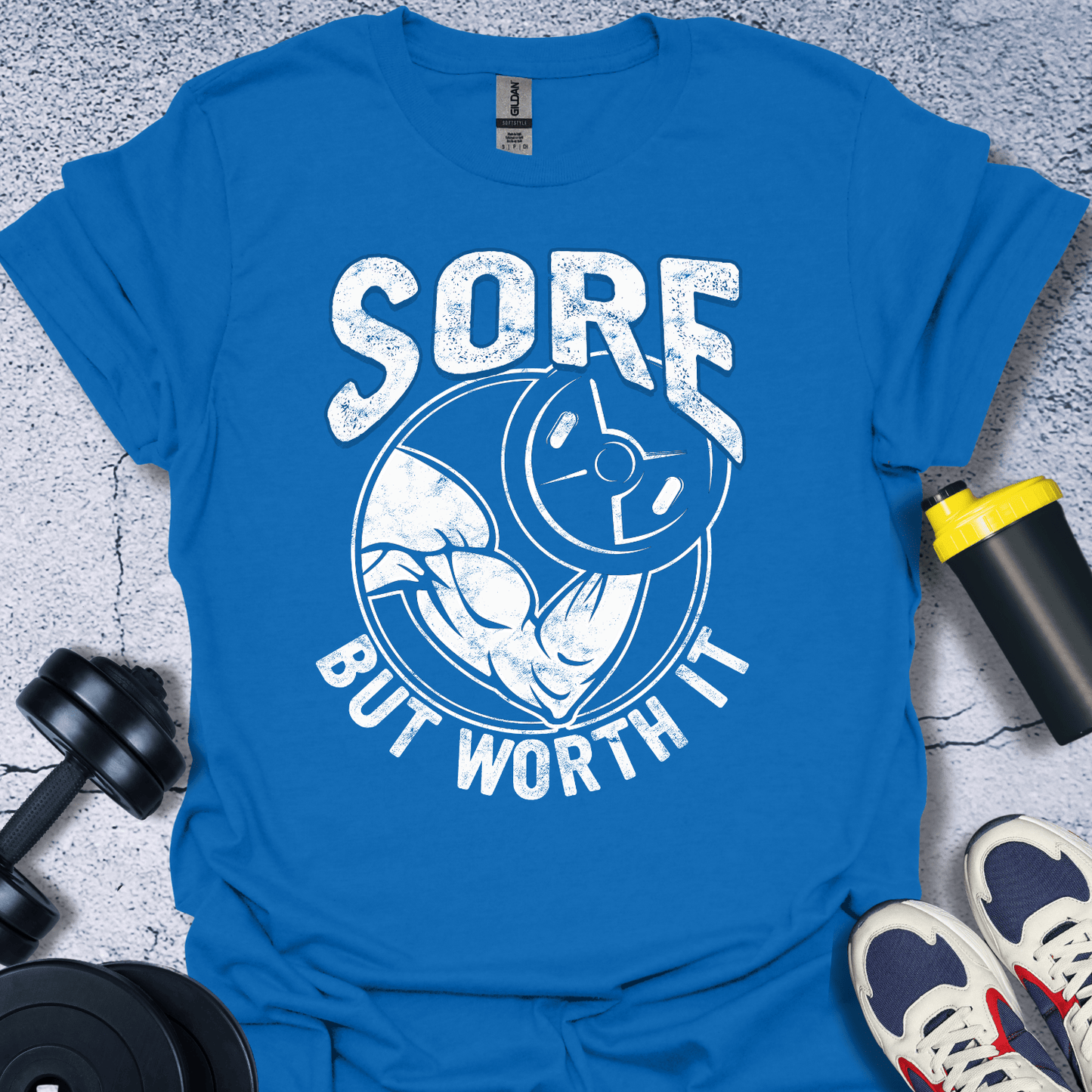 T-Shirt Royal / S Sore But Worth It T-Shirt