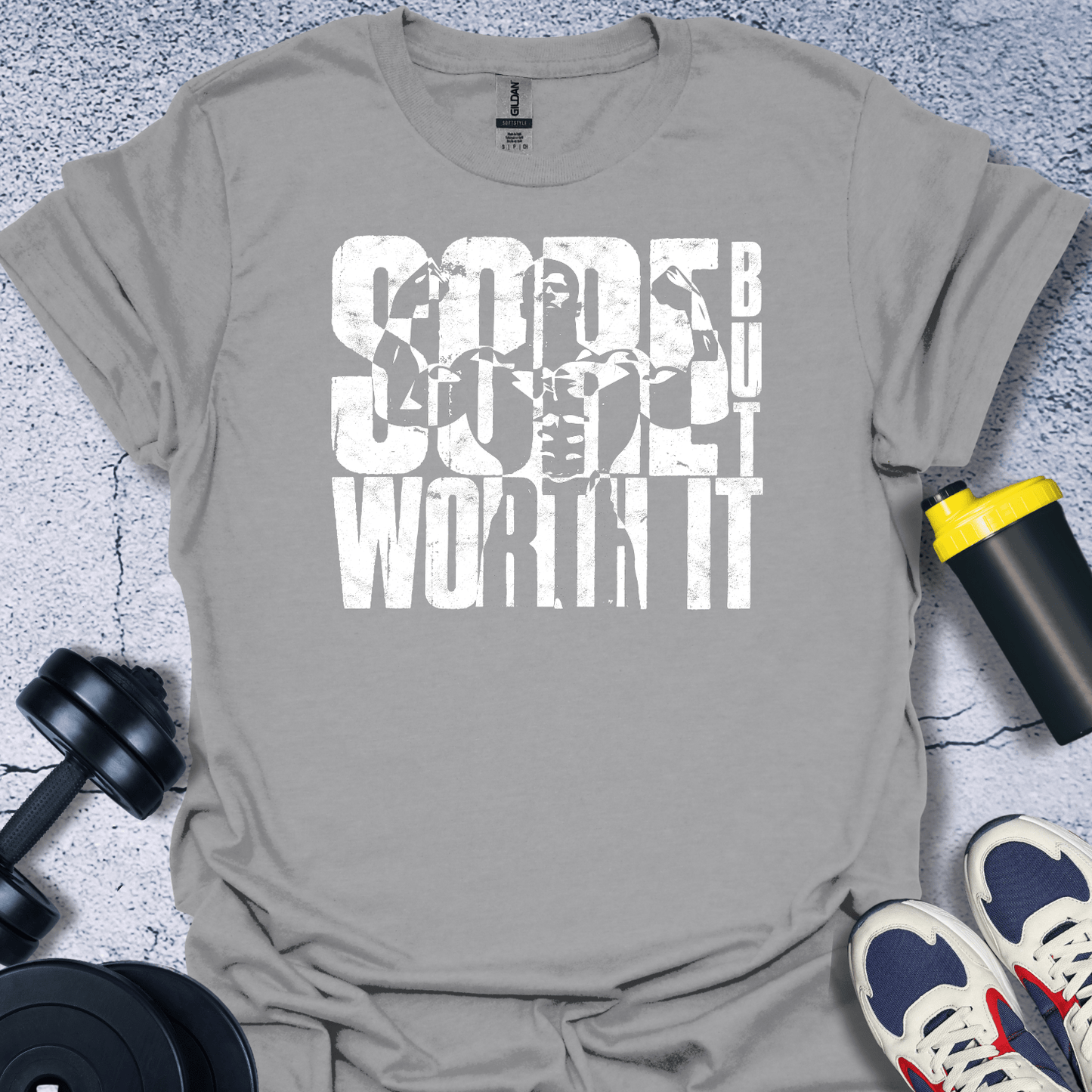 T-Shirt Sport Grey / S Sore But Worth It T-Shirt