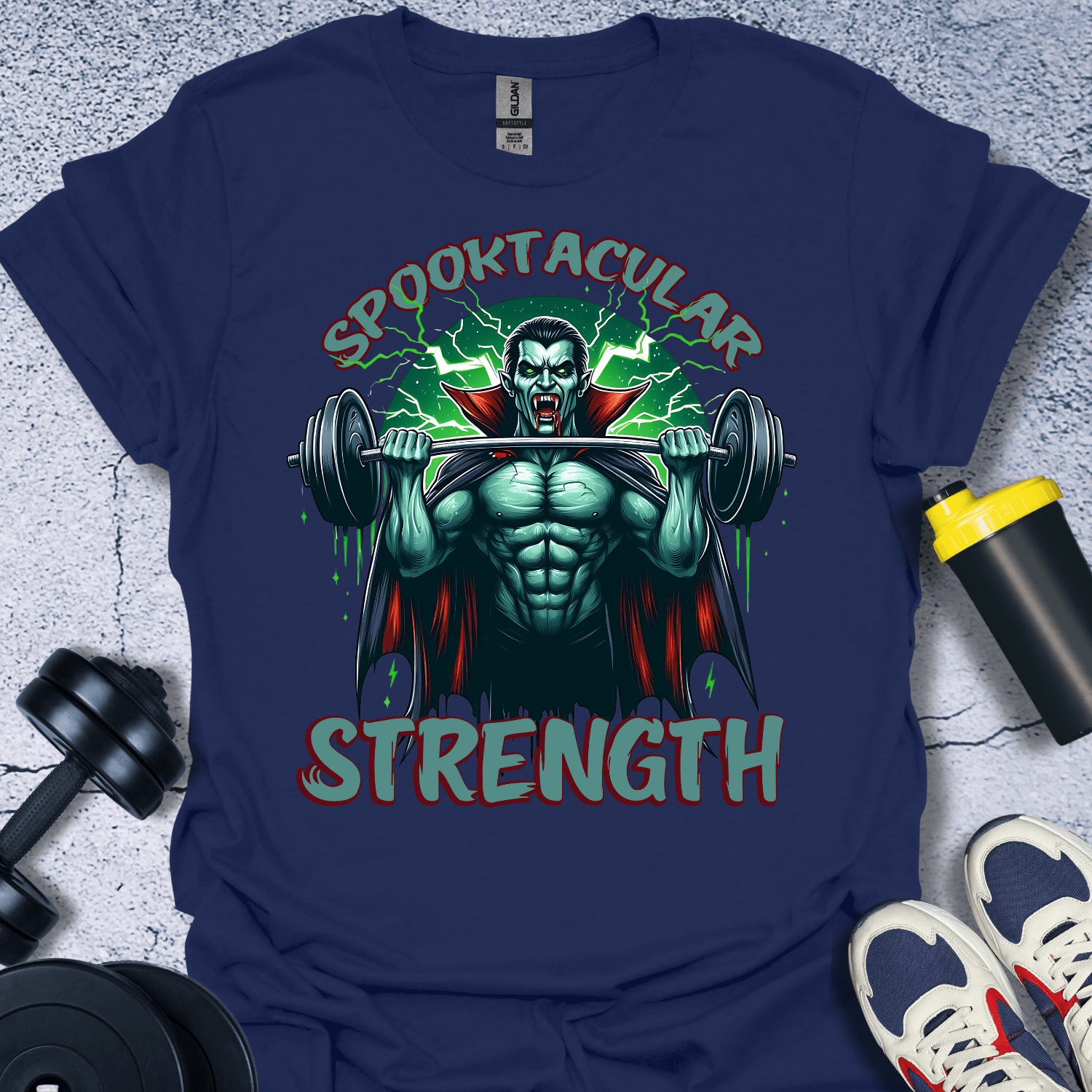 T-Shirt Navy / S Spooktacular Strength T-Shirt