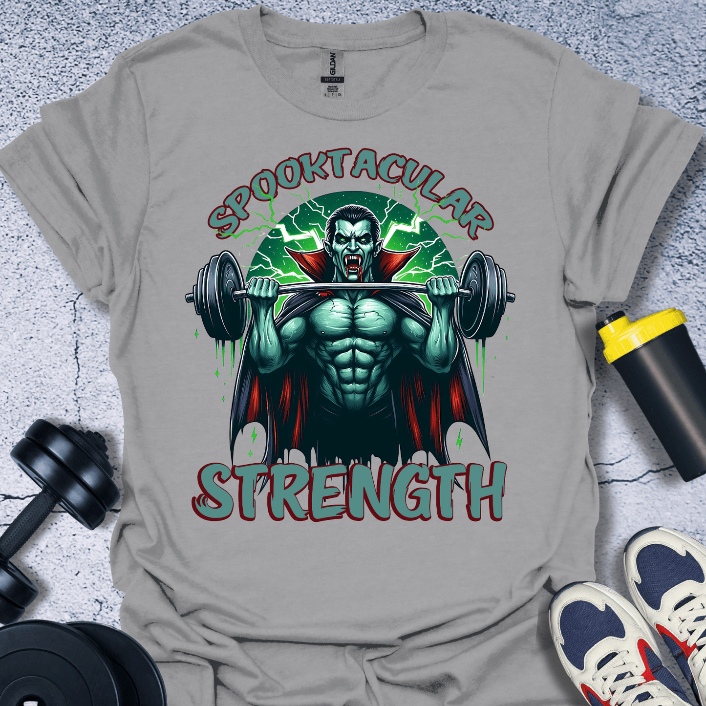 T-Shirt Sport Grey / S Spooktacular Strength T-Shirt