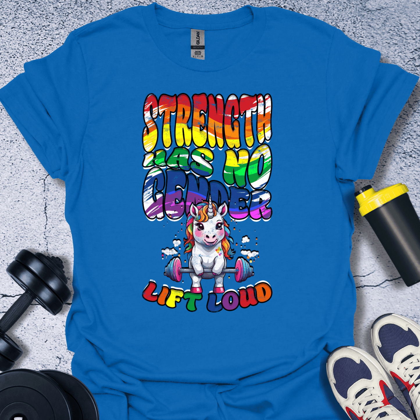 T-Shirt Royal / S Strength Has No Gender T-Shirt