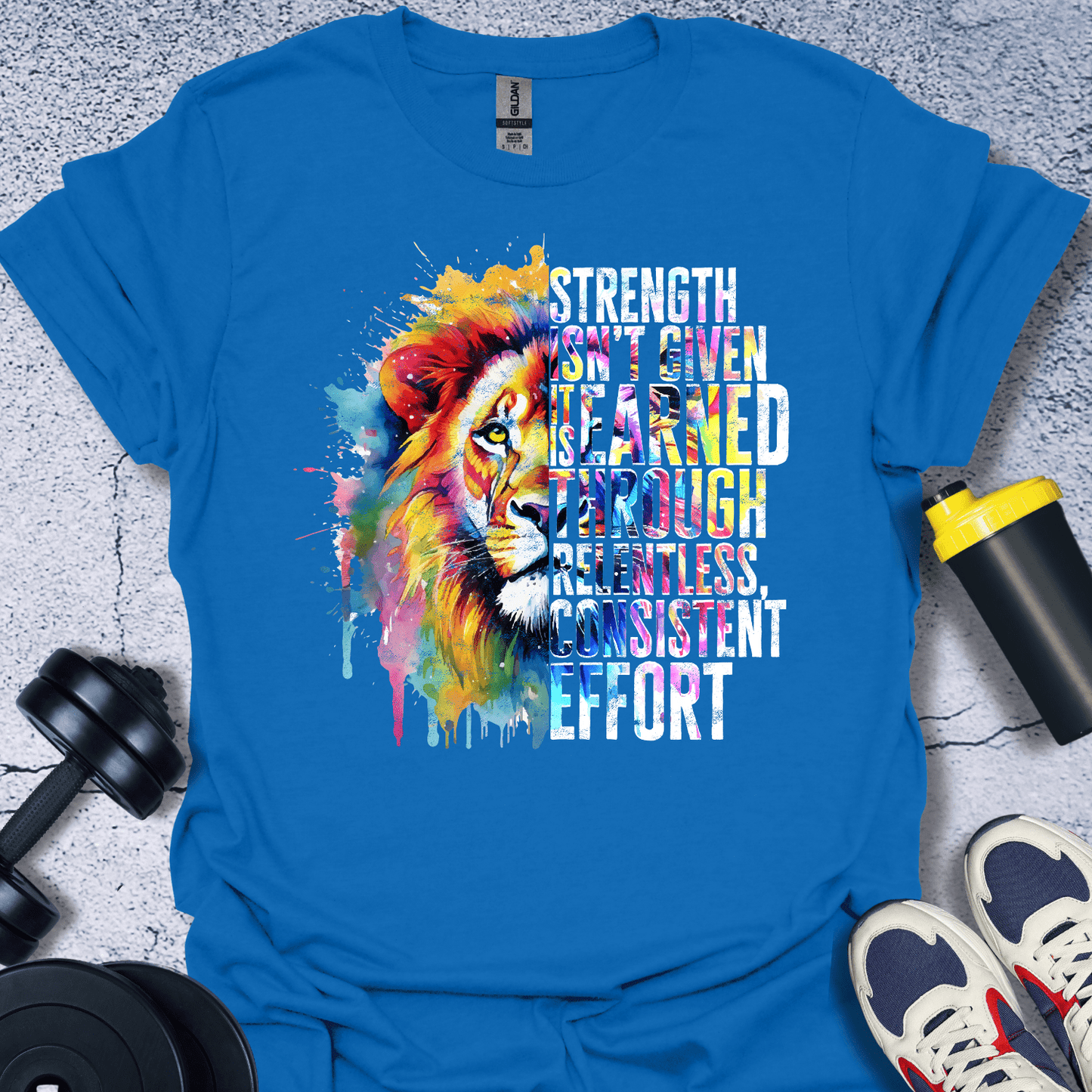 T-Shirt Royal / S Strength Isn't Given T-Shirt